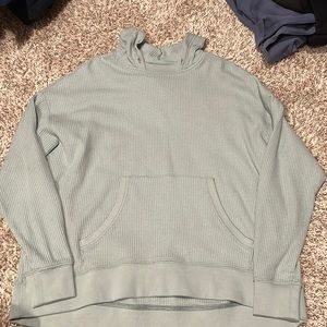 Aerie Waffle Hooded Swearshirt